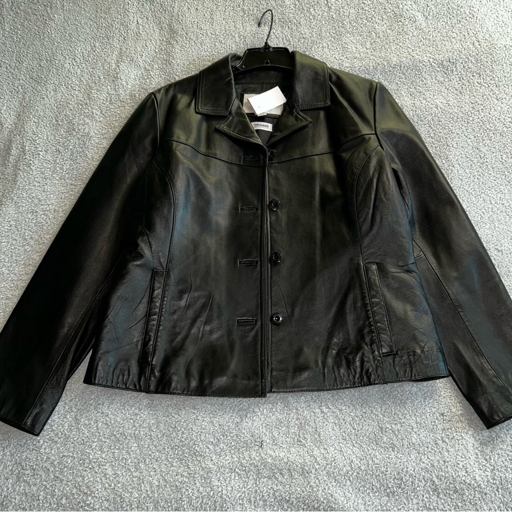 Women's Black Leather Jacket